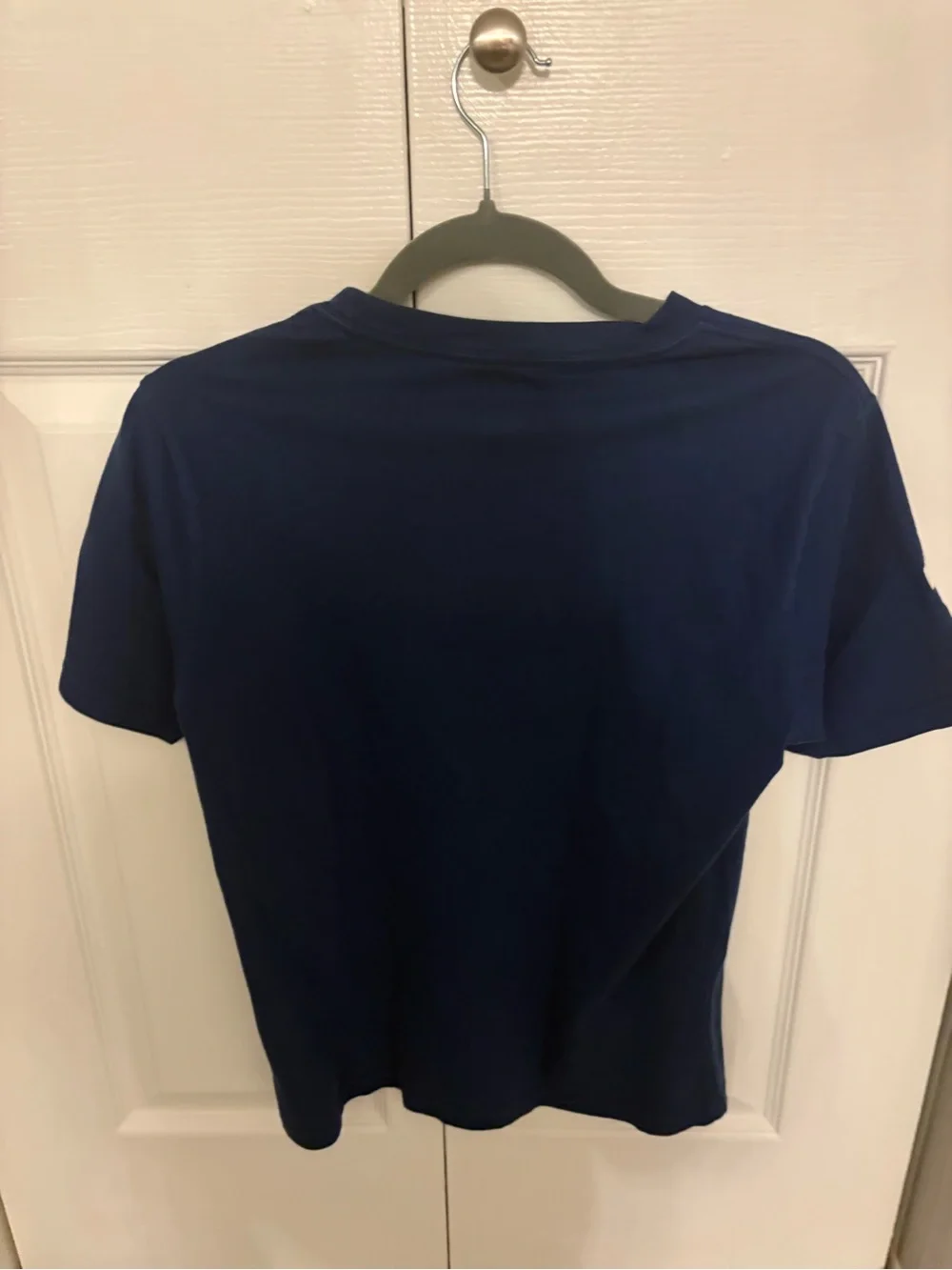 Ralph Lauren Navy Short-Sleeve Polo Logo Tee with White Accents